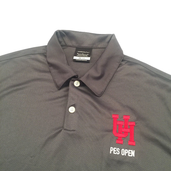 Nike Golf Other - Nike Golf Mens Dri Fit Polo Shirt U of H Size M